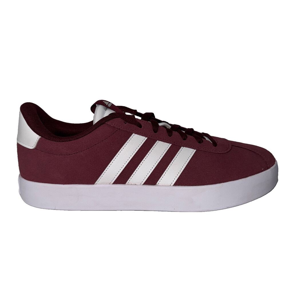 Adidas VL Court 3.0 Burgundy Suede Men's Size 10.5 Sneaker Shadow Red IF4457